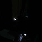 陶芸作業場の灯り