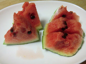 スイカ　ショック、、、、、