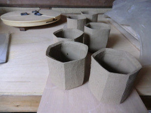 面取りのうつわ、、、、