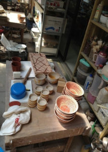 ガス窯焼成、、、、、