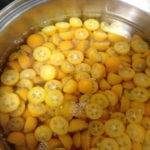 キンカンのアク抜き、、、、、