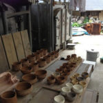 ガス窯焼成、、、、、