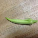 白オクラ、、、、、