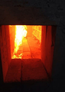 炎の流れ、、、、、