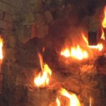 須恵器窯の仕上げ、、、、、、