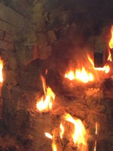 須恵器窯の仕上げ、、、、、、