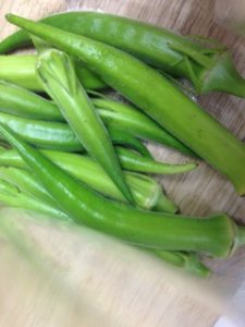 白オクラの食べ方、、、、、、