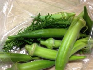 白オクラも、、、、、、