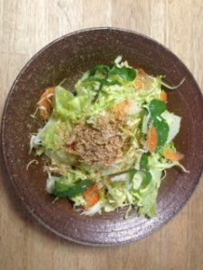 ルッコラ入り、、、