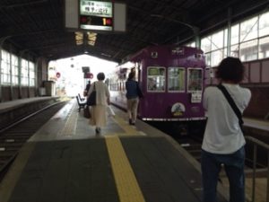 らんでん(嵐電)、、、