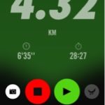 慣らしでランニング、、、