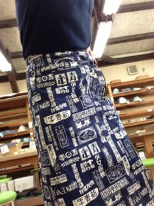 窯焚き用のエプロン、、、