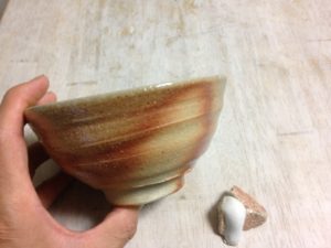 焼き締め茶碗、、、