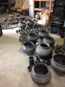 須恵器の窯出し、、、、