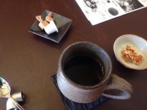 堺市で須恵器コーヒー、、、、、