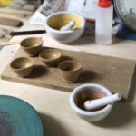 手回しロクロで、、、、、