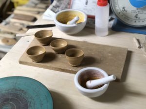 手回しロクロで、、、、、