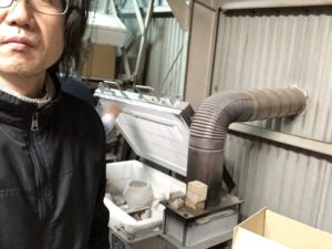灯油窯にエントリー、、、、