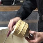 志野茶碗釉薬掛け、、、、