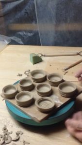 黄瀬戸のテストピース作り、、、、、