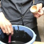 今回の最終釉薬掛け、、、、