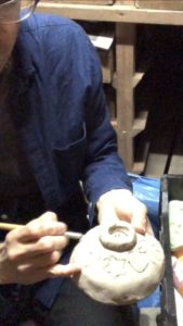 今日も仕上げ作業を、、、、、