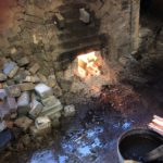 須恵器の窯焚き最終日、、、