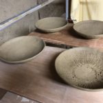 ウラ削りと装飾作業、、、、