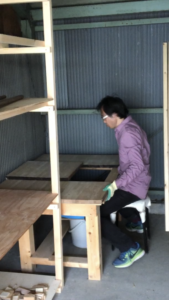 作業机の微調整を、、、、、