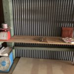 作業場の棚作りを、、、、