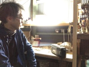 ポータブル電源で作業場が、、、、、、、