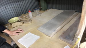 陶芸 須恵器作品つくり 小皿(角)タタラつくり、、、、、、、