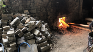 陶芸 須恵器窯 窯焚き最終日の動画をYoutubeにアップ、、、、、、