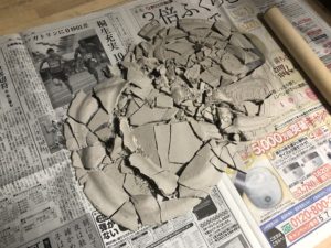 素焼き前にチェックする、、、、、