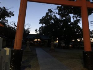 毎月月末は晦日参りを、、、、、、、