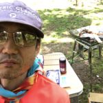 新しい道具を持ってソロBBQ、、、、、