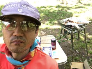 新しい道具を持ってソロBBQ、、、、、