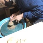 一輪挿しの削り、、、、、