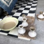 白化粧掛け作業を、、、、、、