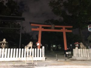 毎月月末は晦日参り、、、、、