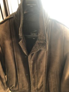 約３５年前に購入した革ジャンを、、、、、、