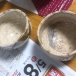 金継ぎの作業を、、、、