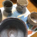 真綿で金粉の仕上げに、、、、