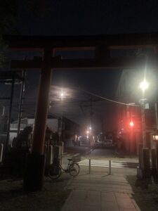 毎月月末は晦日参り、、、、、