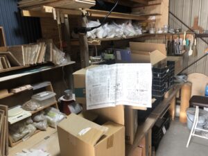 作業場の整理整頓も兼ねて、、、、